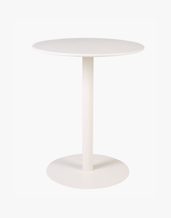 Puutarhapöytä luonnonvalkoinen - 73 cm ø60 luonnonvalkoinen - 1