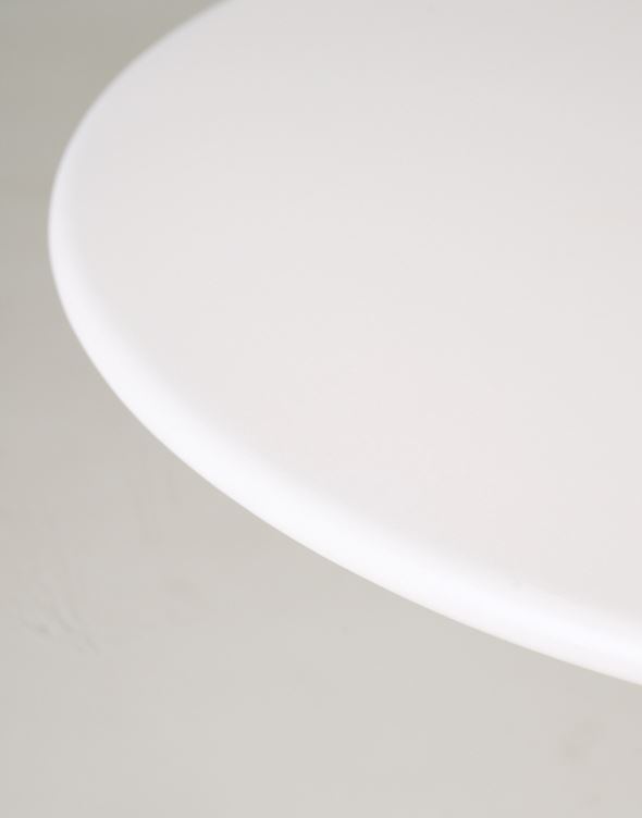 Puutarhapöytä luonnonvalkoinen - 5