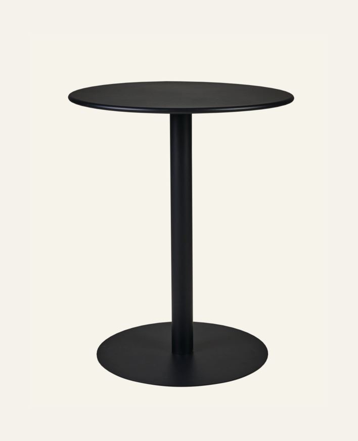 Puutarhapöytä musta - 73 cm ø60 musta - 1