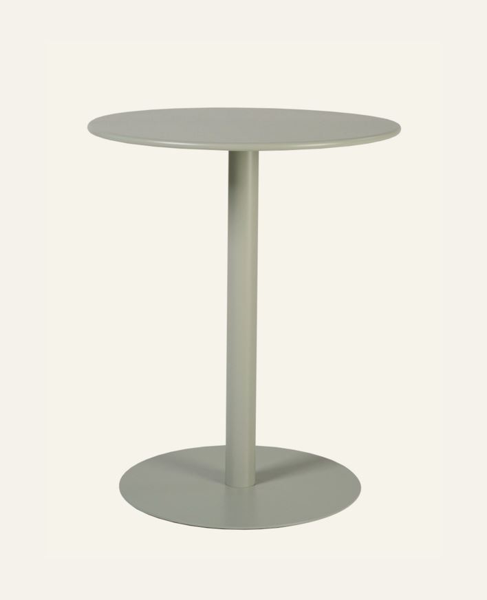 Puutarhapöytä harmaanvihreä - 73 cm ø60 harmaanvihreä - 1