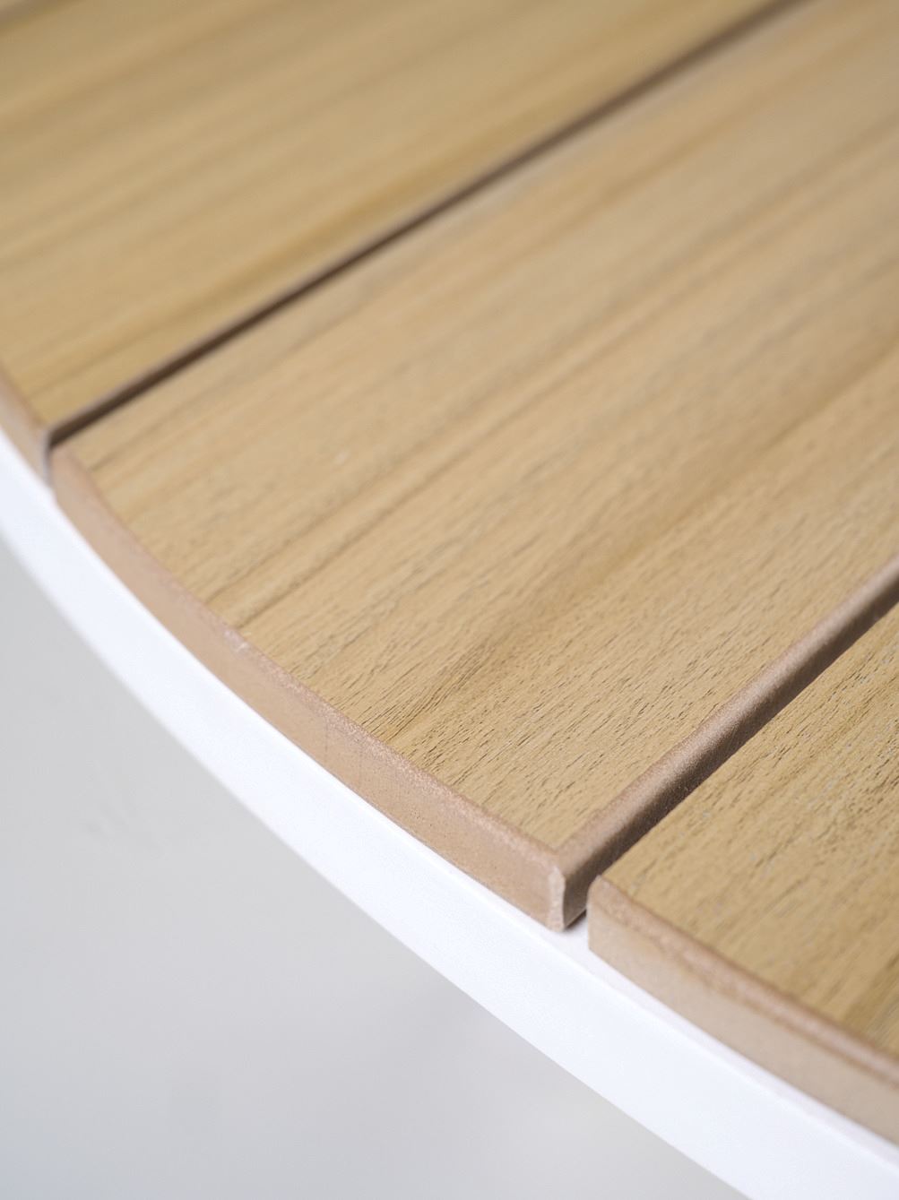 Puutarhapöytä luonnonvalkoinen - 5