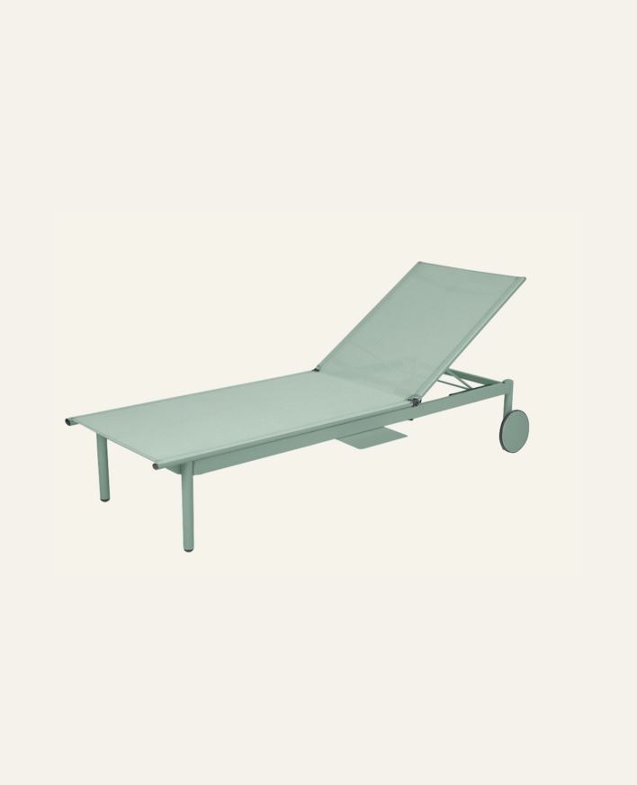 Aurinkovuode harmaanvihreä - 69x198x35 cm harmaanvihreä - 1