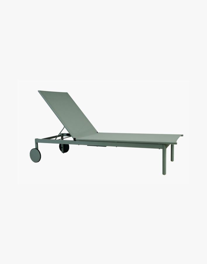 Aurinkovuode harmaanvihreä - 69x198x35 cm harmaanvihreä - 1