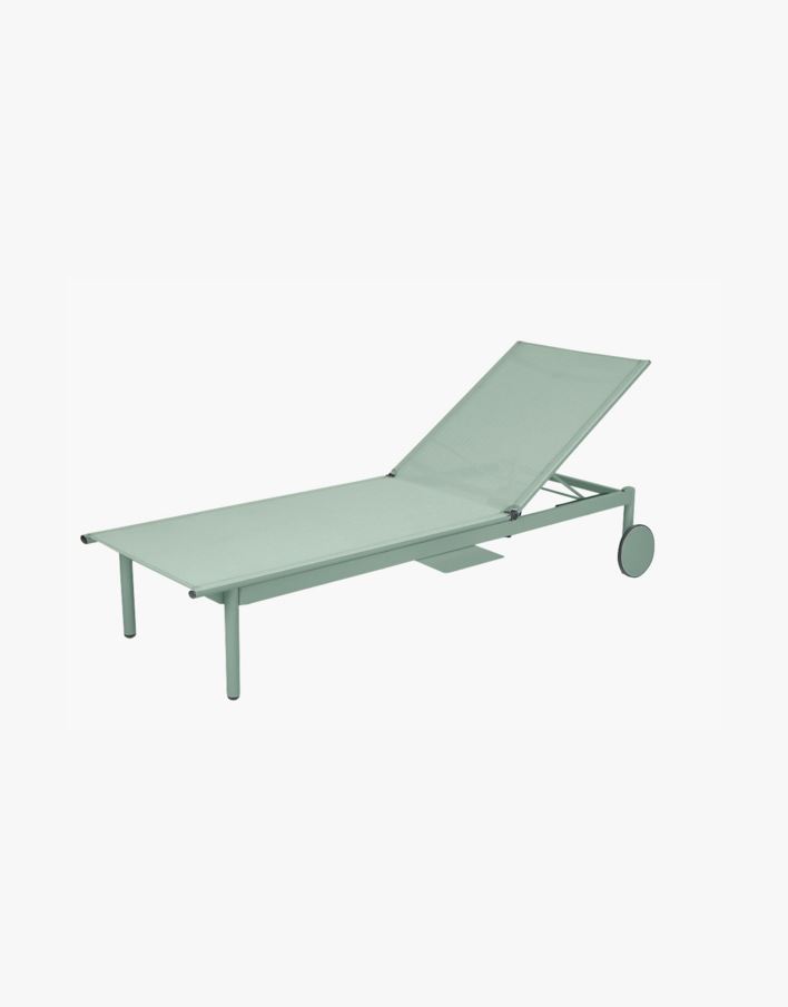 Aurinkovuode harmaanvihreä - 69x198x35 cm harmaanvihreä - 1