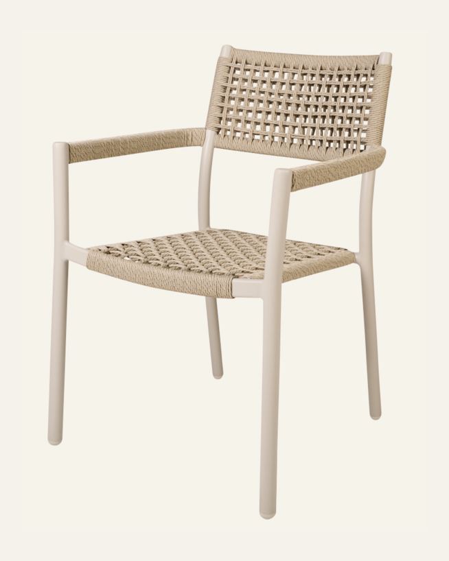 Puutarhatuoli beige - 57x60x83,5 cm beige - 1