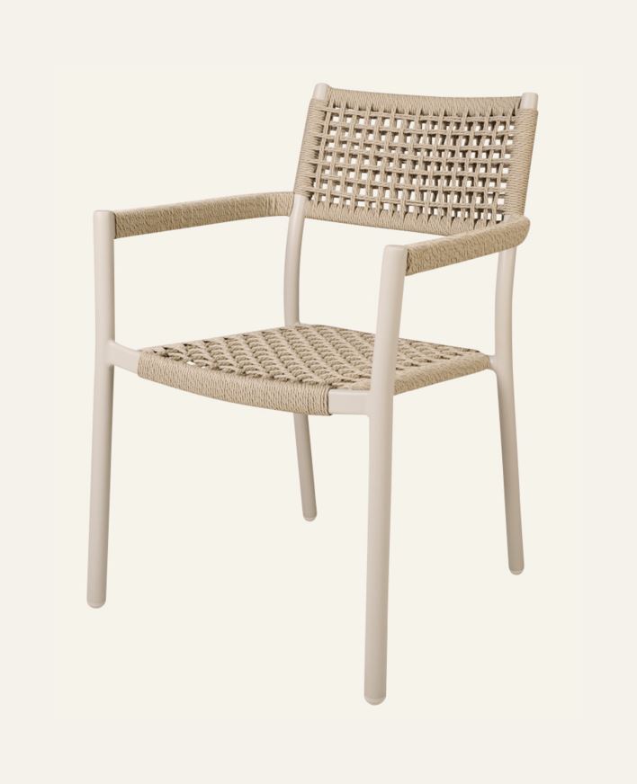 Puutarhatuoli beige - 57x60x83,5 cm beige - 1