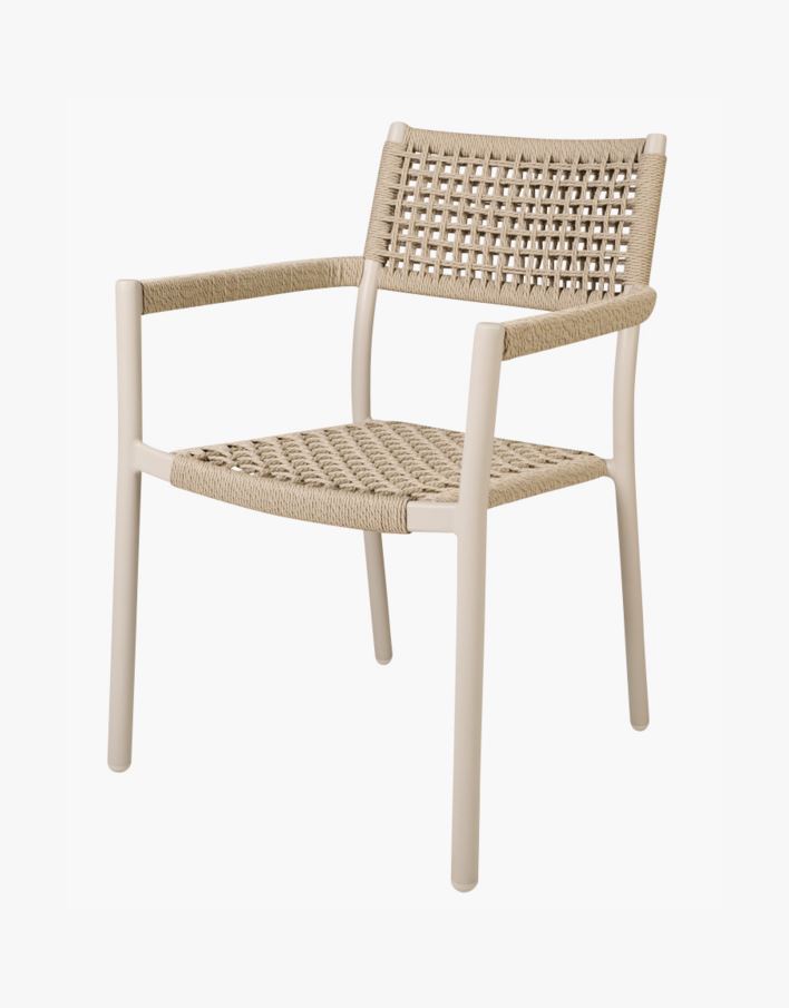 Puutarhatuoli beige - 57x60x83,5 cm beige - 1