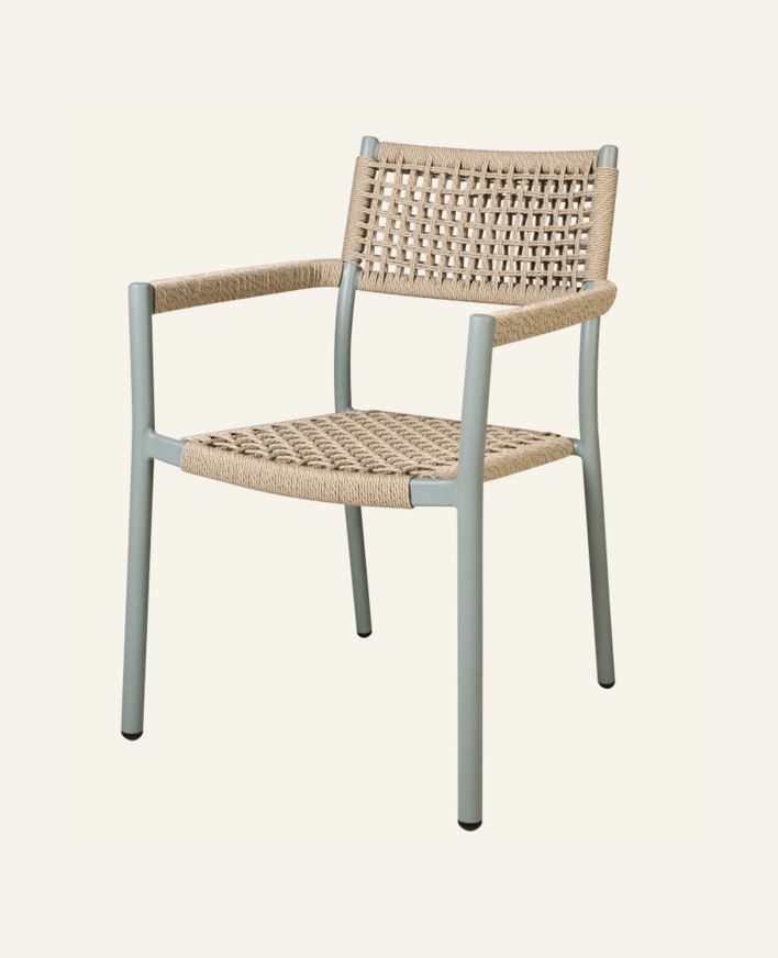 Puutarhatuoli harmaanvihreä - 57x60x83,5 cm harmaanvihreä - 1