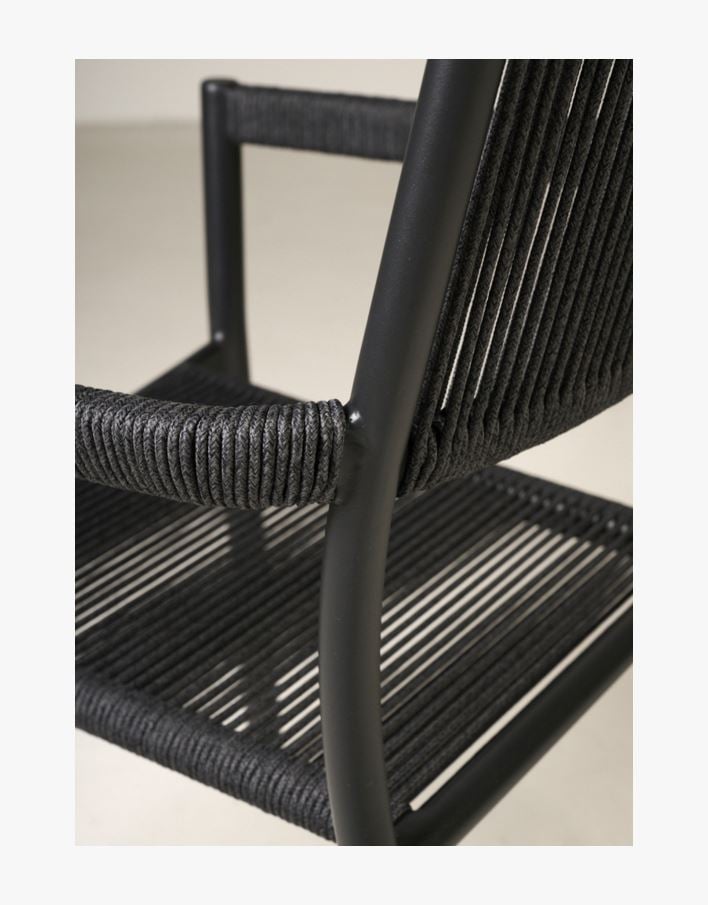 Puutarhatuoli musta - 57x60x83,5 cm musta - 1