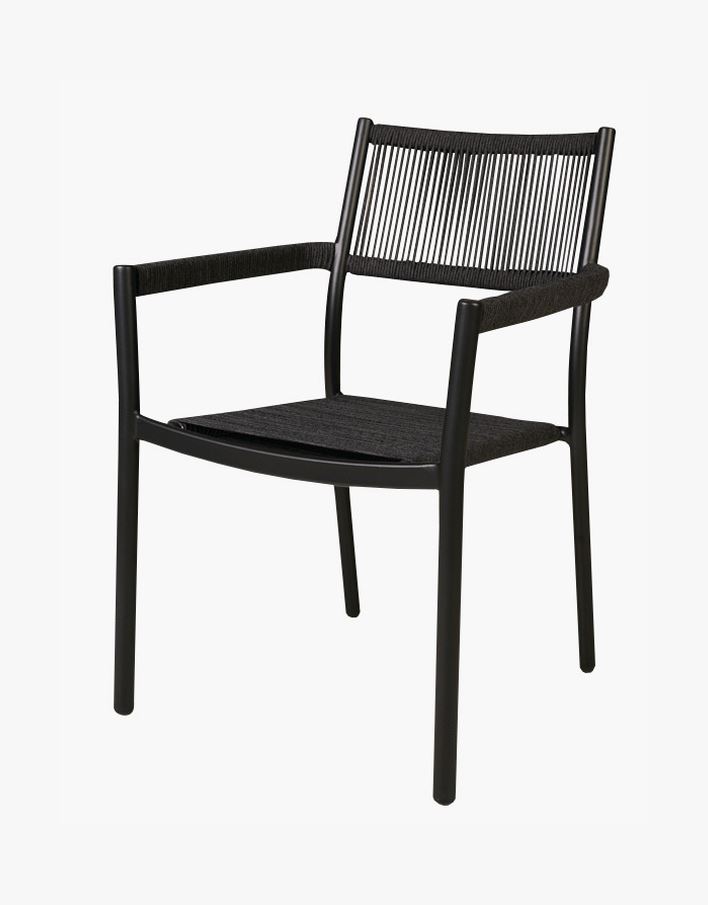 Puutarhatuoli musta - 57x60x83,5 cm musta - 1