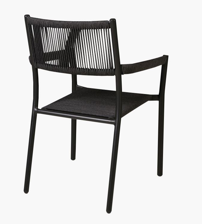 Puutarhatuoli musta - 3