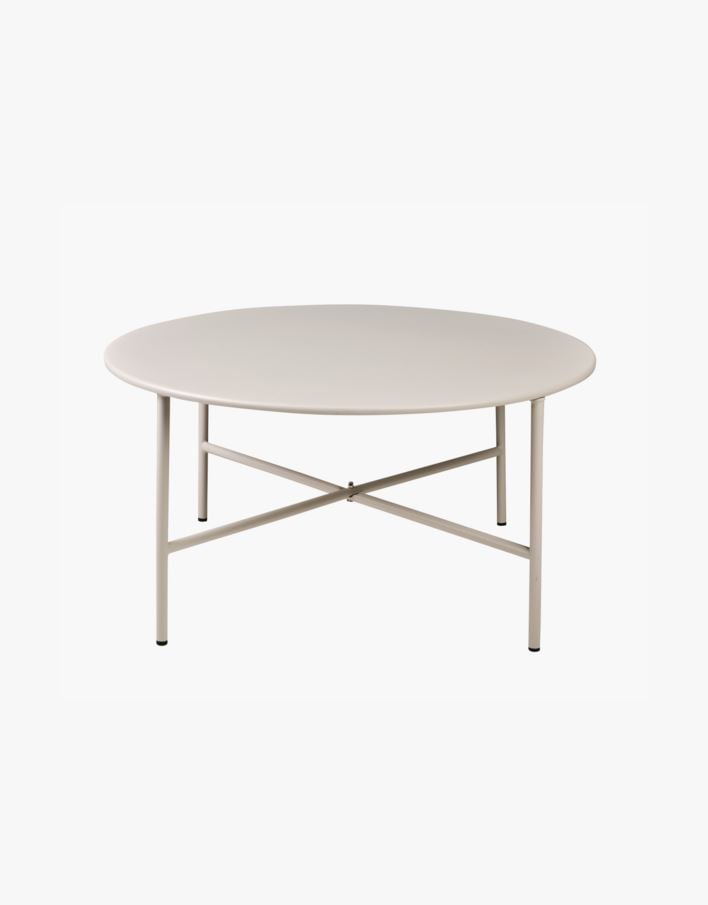 Puutarhapöytä beige - 35 cm ø70 beige - 1