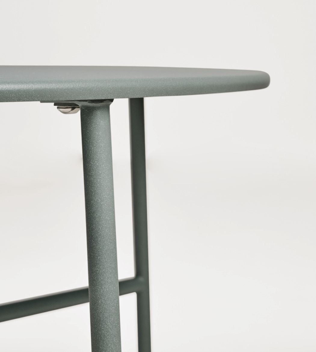 Puutarhapöytä harmaanvihreä - 4