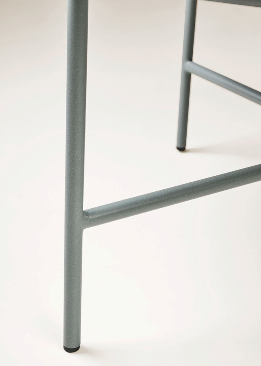 Puutarhapöytä harmaanvihreä - 5