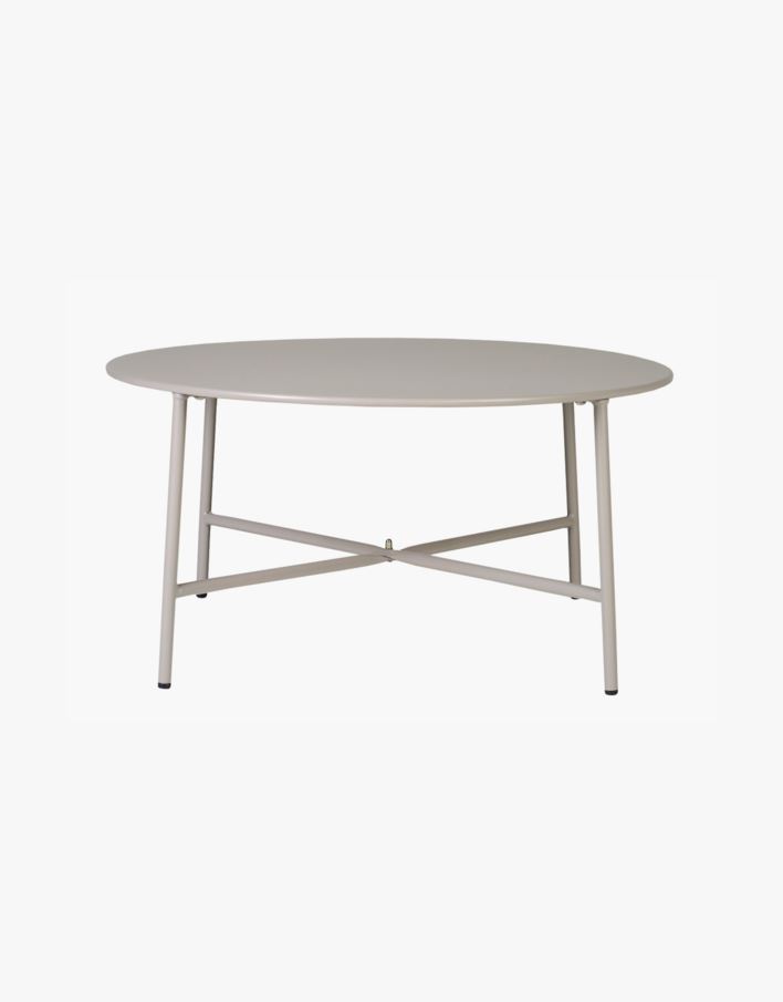 Puutarhapöytä harmaanruskea - 35 cm ø70 harmaanruskea - 1