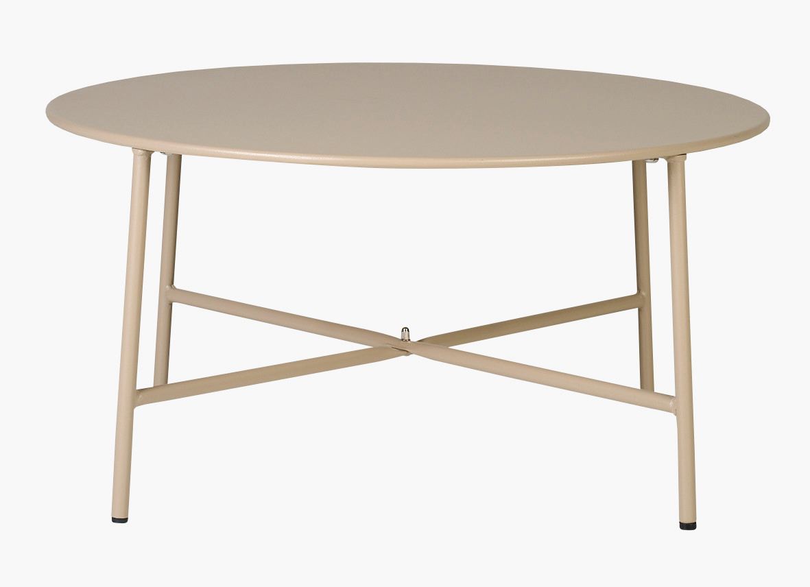 Puutarhapöytä tummanbeige - 35 cm ø70 Tummanbeige - 1