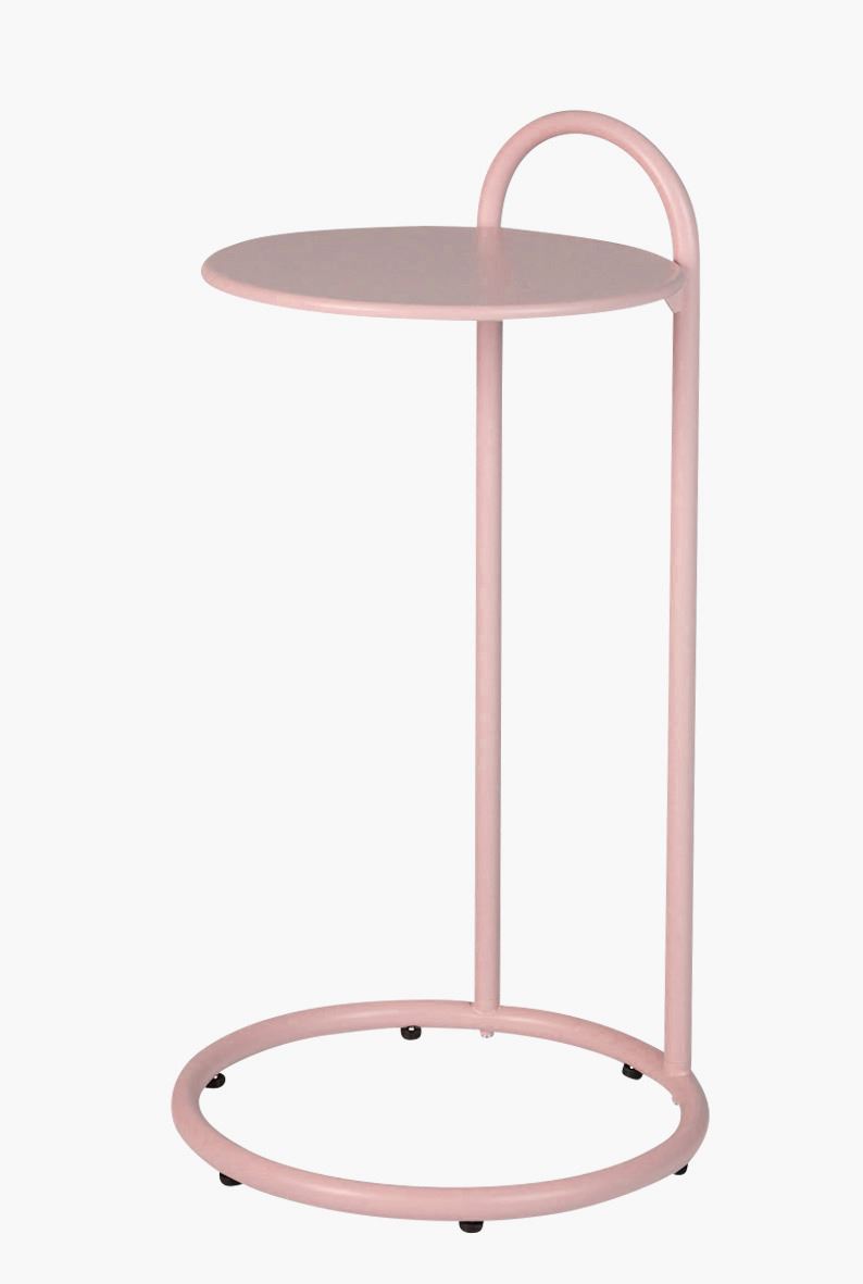 Sivupöytä puuteriroosa - 72,5 cm ø35,8 puuteriroosa - 1