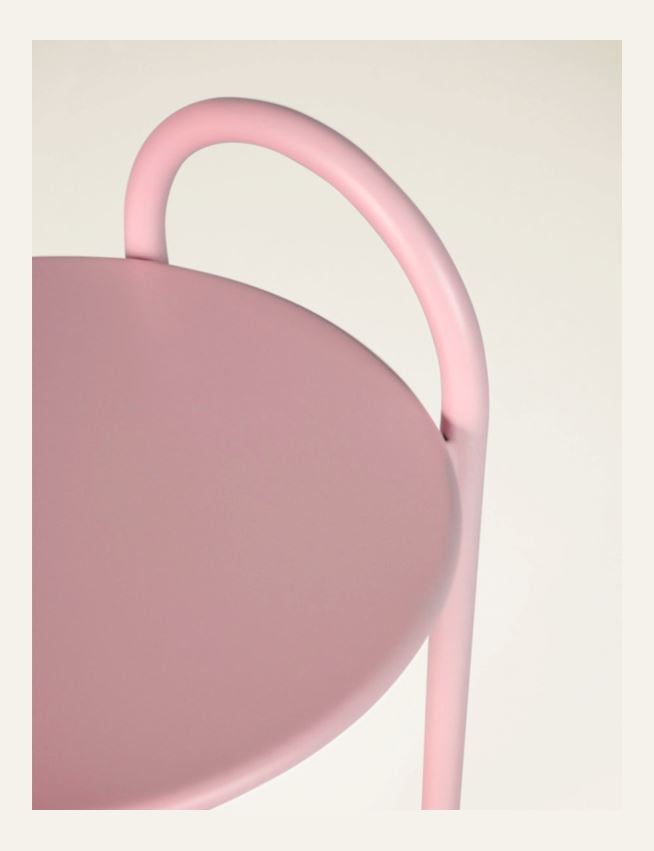 Sivupöytä puuteriroosa - 2