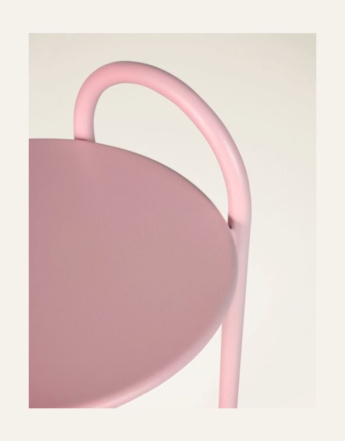 Sivupöytä puuteriroosa - 2