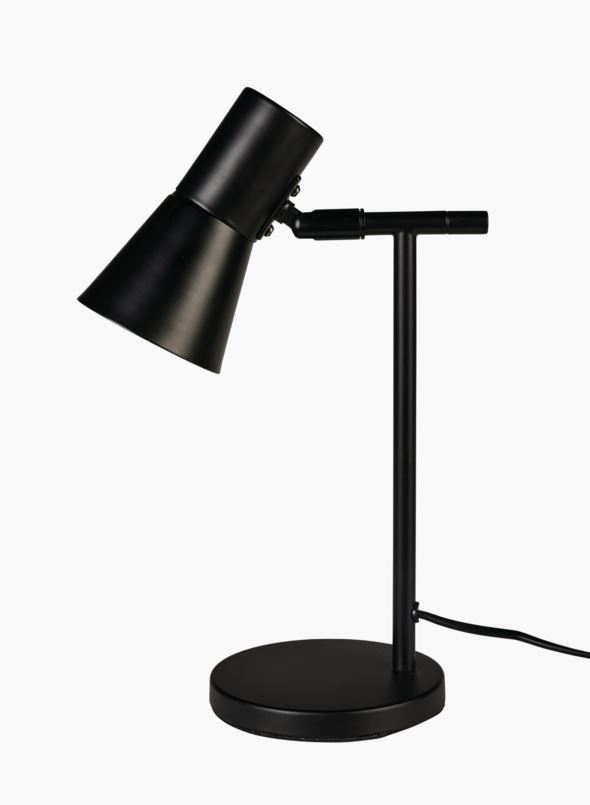 Pöytävalaisin musta - 18,8x12x30,4 cm musta - 1