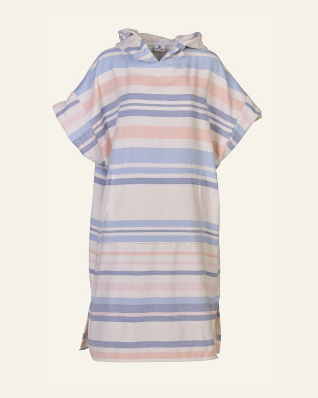 Poncho moniväri/sininen - one size moniväri/sininen - 1