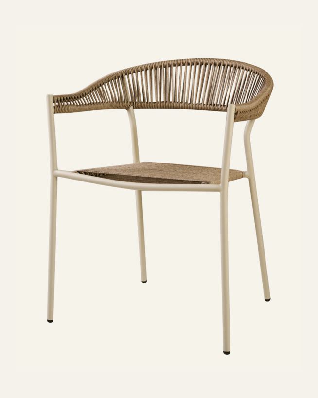 Puutarhatuoli beige - 54x57x76 cm beige - 1
