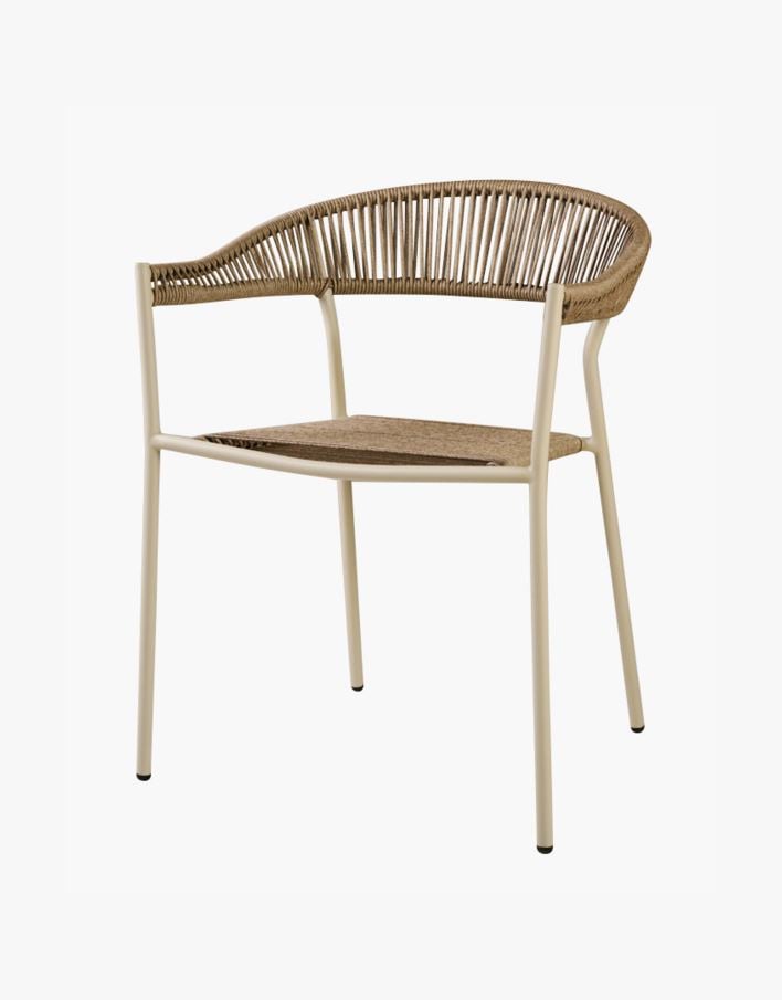 Puutarhatuoli beige - 54x57x76 cm beige - 1