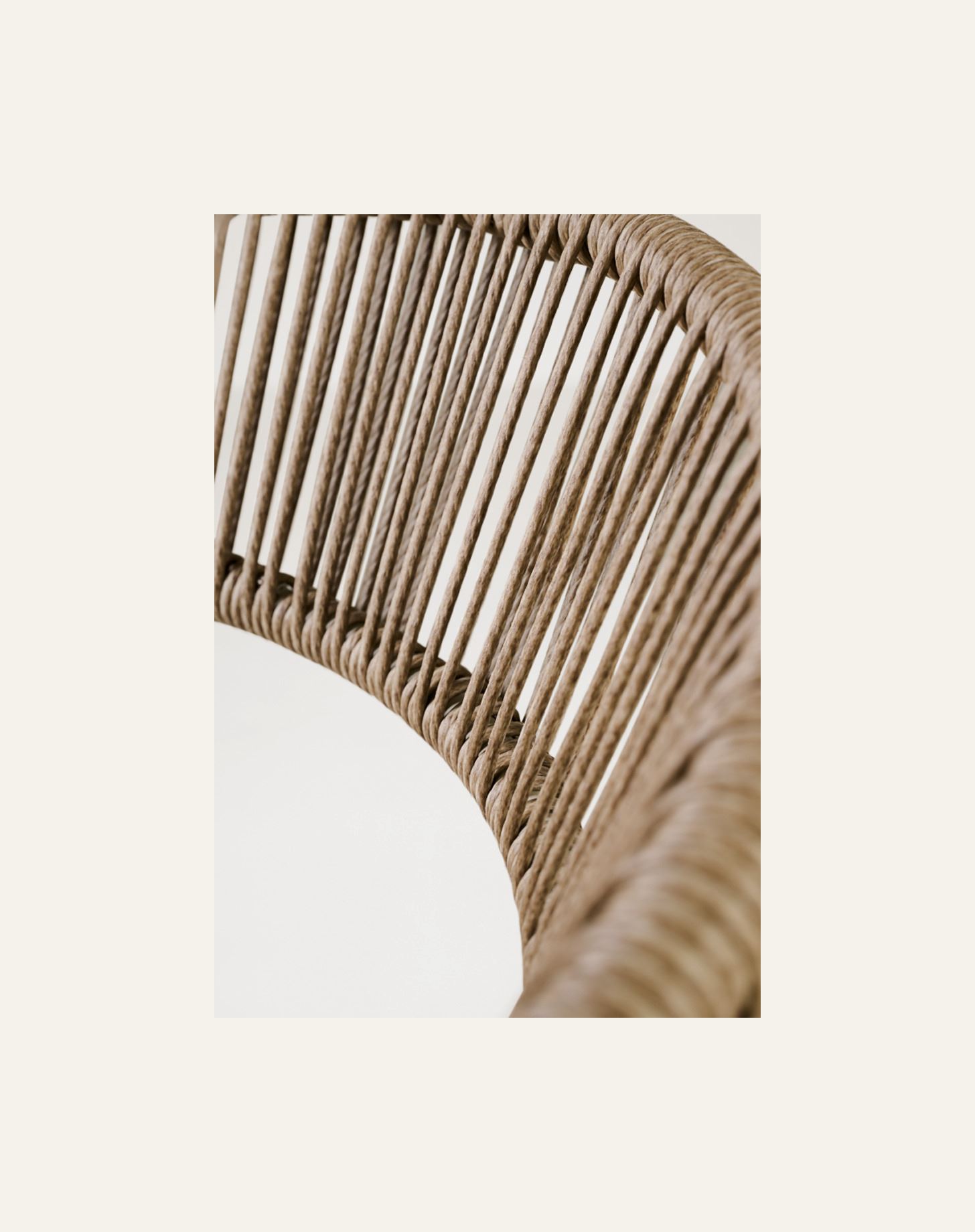 Puutarhatuoli beige - 3