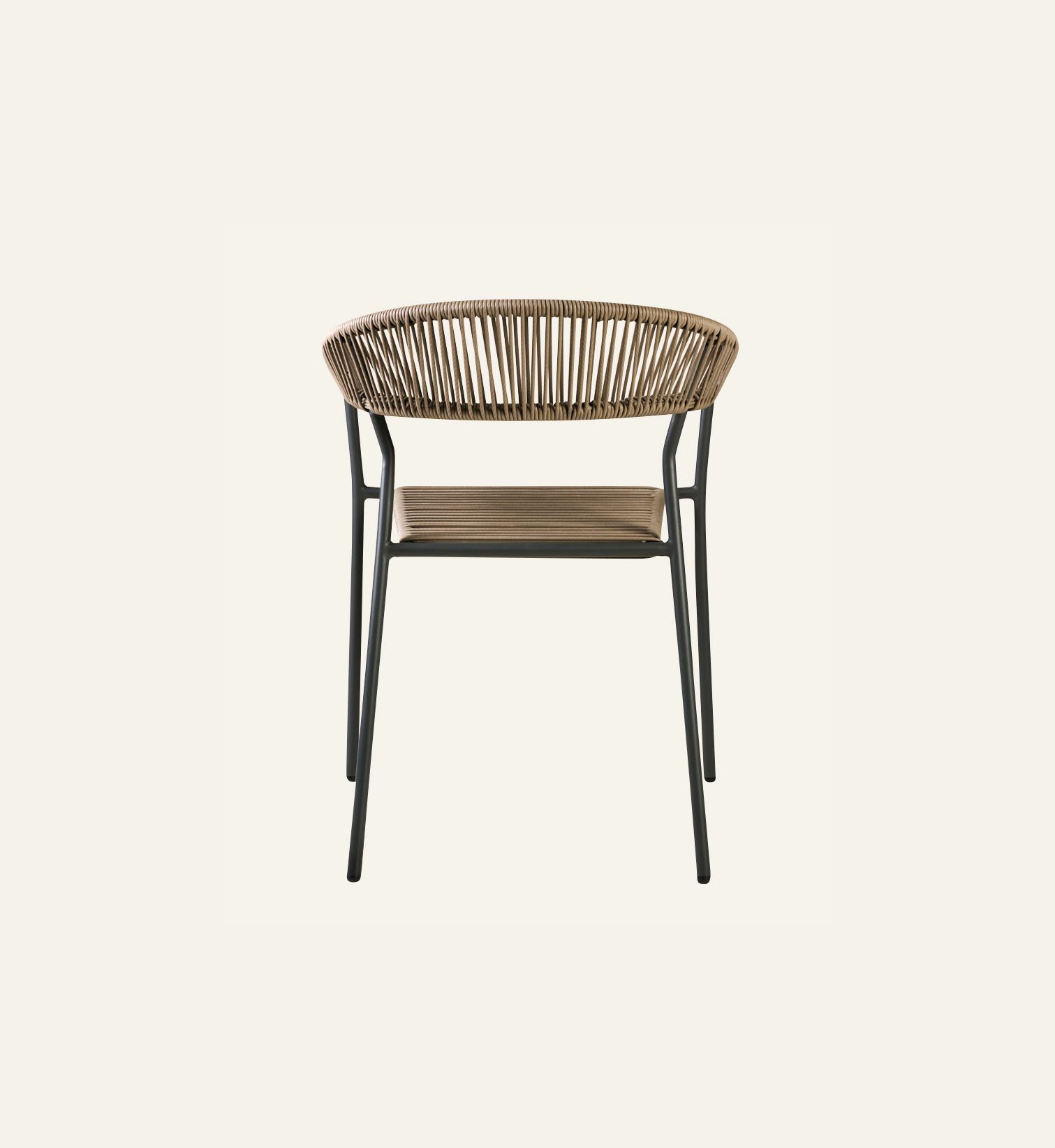 Puutarhatuoli hiilenharmaa - 6