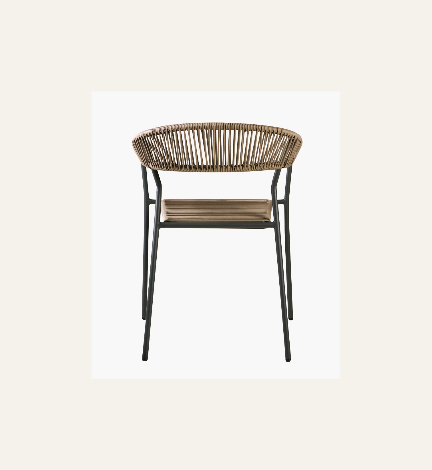 Puutarhatuoli hiilenharmaa - 6