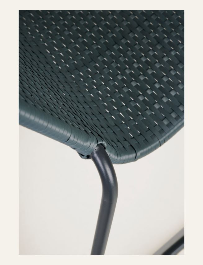 Puutarhatuoli sumuinen sininen - 4