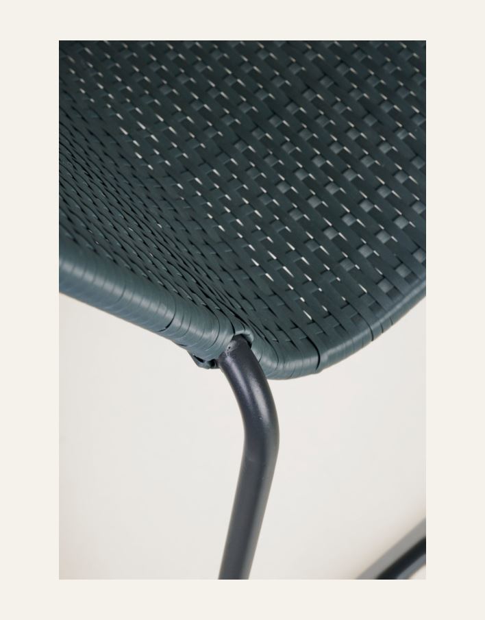 Puutarhatuoli sumuinen sininen - 4