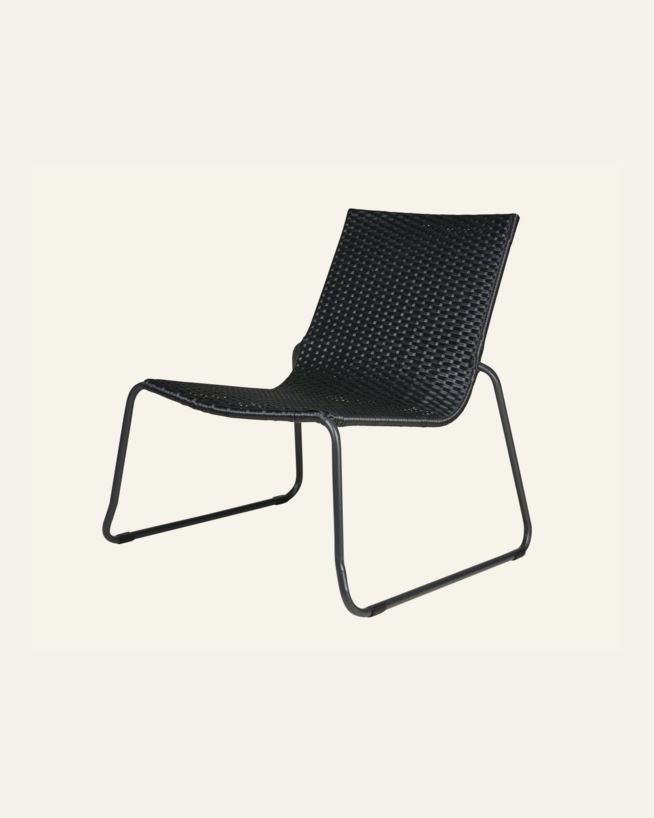 Puutarhatuoli musta - 66x73,5x75 cm musta - 1