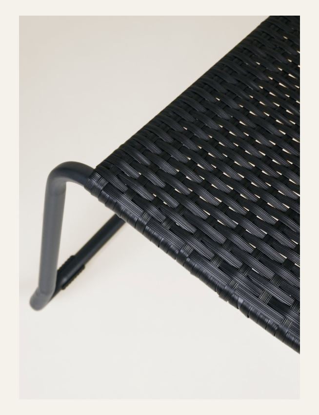 Puutarhatuoli musta - 6