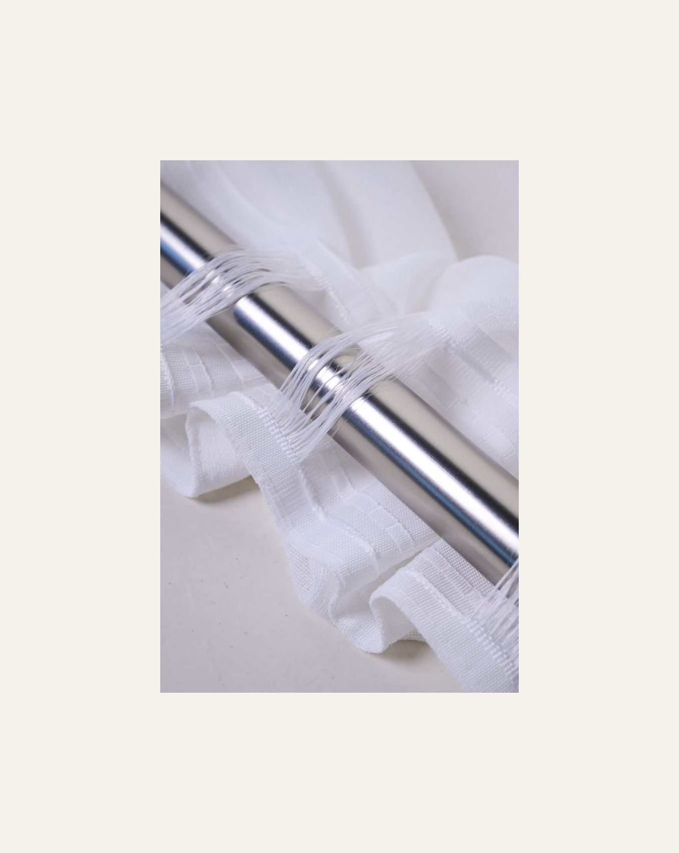 Erityisen leveä verho luonnonvalkoinen - 5