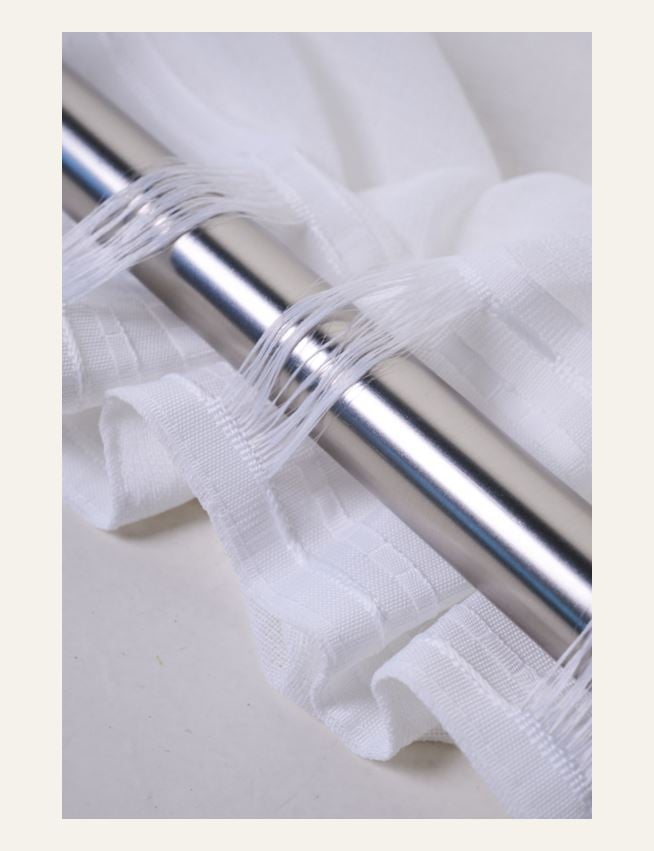 Erityisen leveä verho luonnonvalkoinen - 5