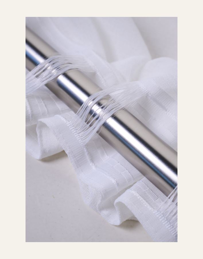 Erityisen leveä verho luonnonvalkoinen - 5