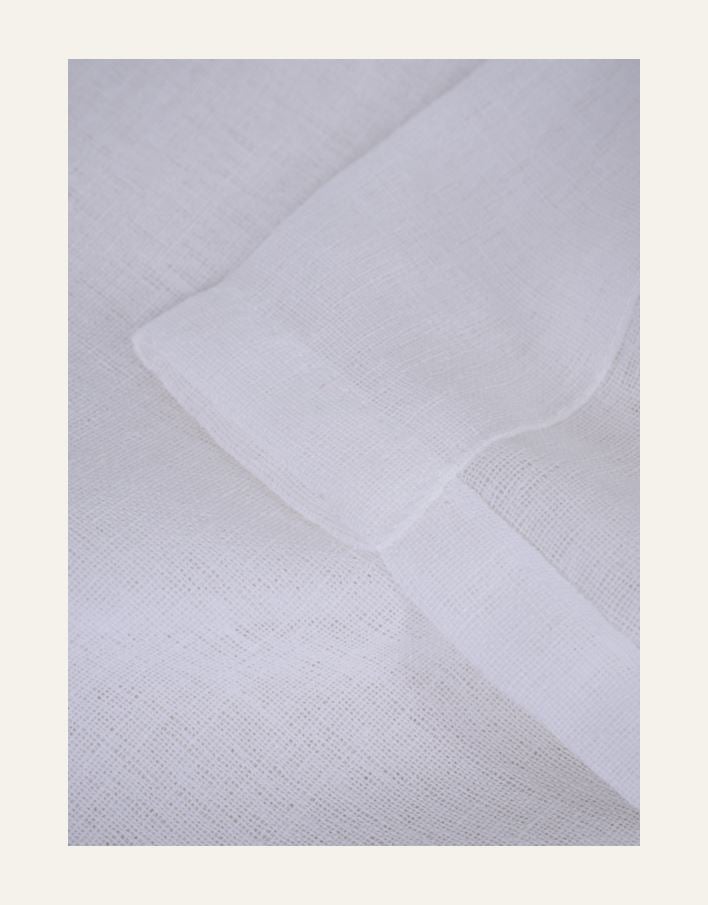 Erityisen leveä verho luonnonvalkoinen - 2