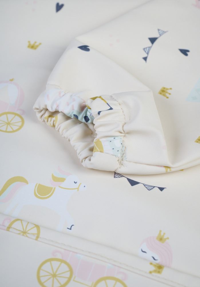 Hihallinen ruokalappu                     vaalean beige - 2