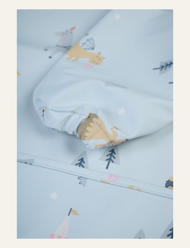 Hihallinen ruokalappu vaaleansininen - 2