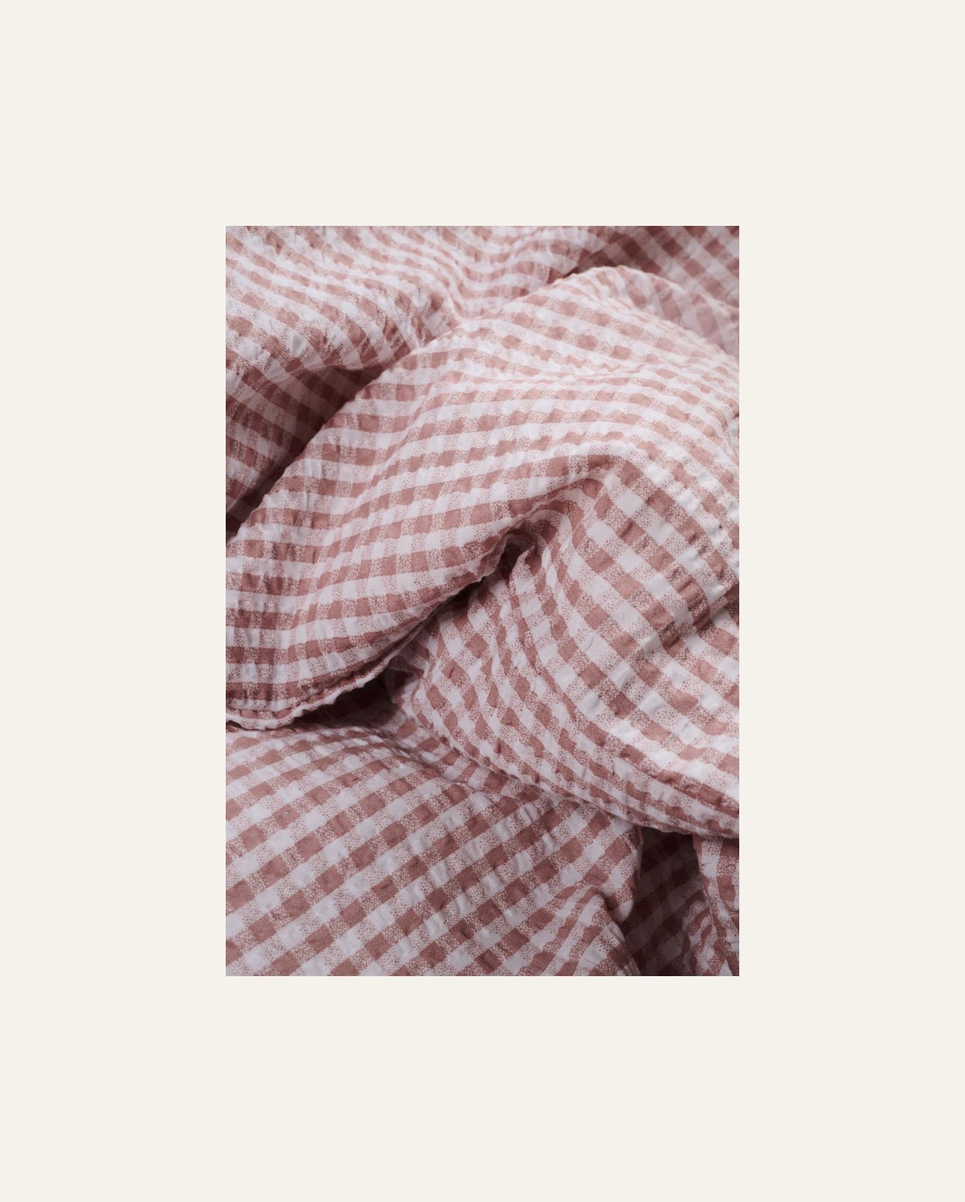 Pussilakanasetti kreppipuuvillaa roosa - 4