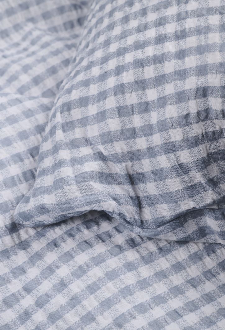 Pussilakanasetti kreppipuuvillaa sininen - 2