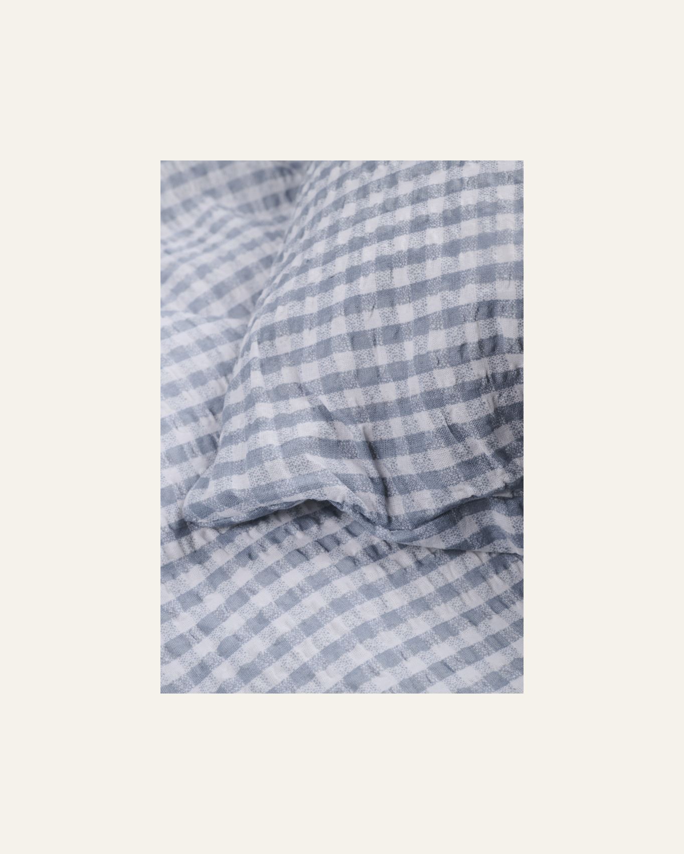 Pussilakanasetti kreppipuuvillaa sininen - 2