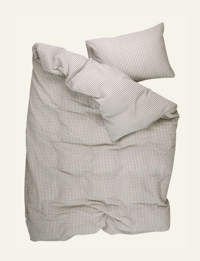 Pussilakanasetti kreppipuuvillaa oliivinvihreä - 3