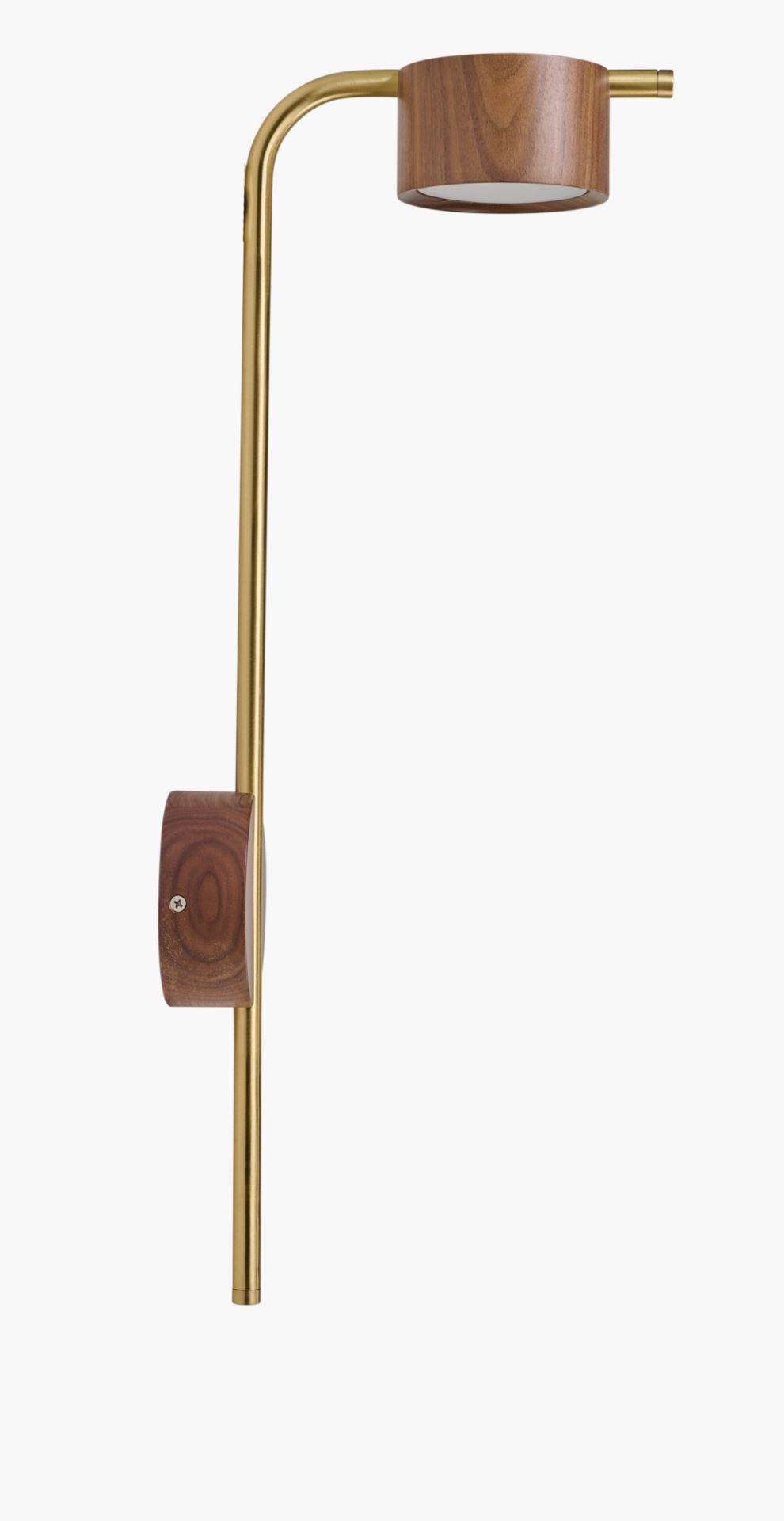 Seinälamppu ruskea - 20x55 cm ruskea - 1