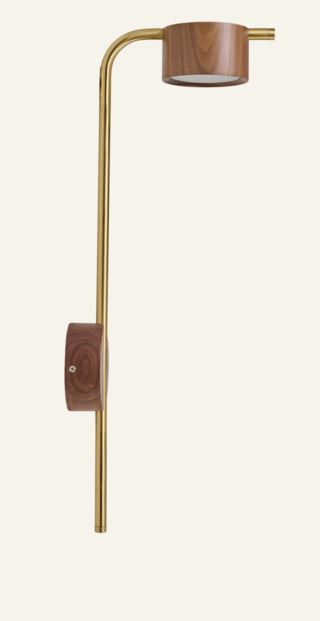 Sofia seinälamppu ruskea