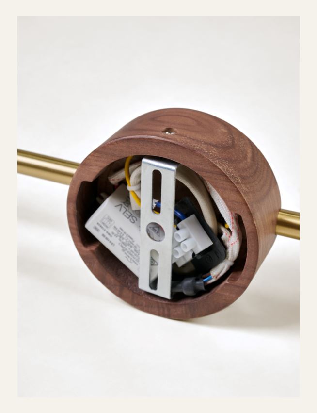 Seinälamppu ruskea - 6