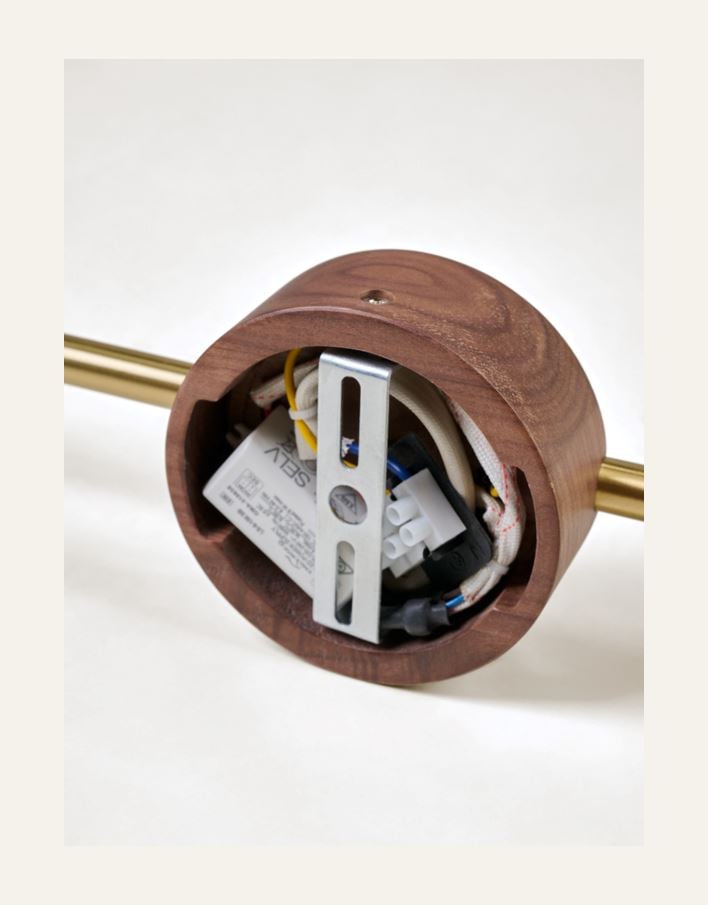 Seinälamppu ruskea - 6