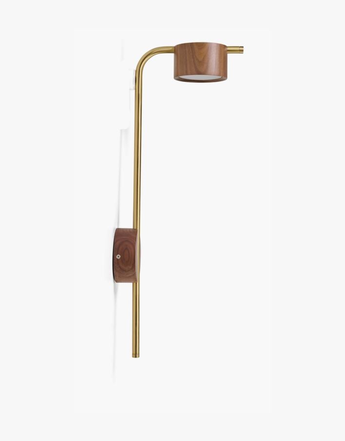 Seinälamppu ruskea - 20x55 cm ruskea - 1