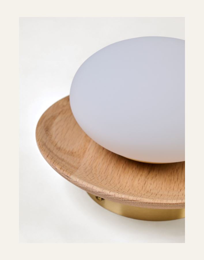 Seinälamppu luonnonväri - 5